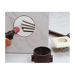 Lot de 5 meules sur tige D.10 à 25mm