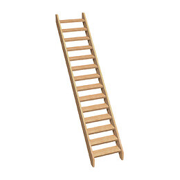 Echelle de meunier droit Sapin