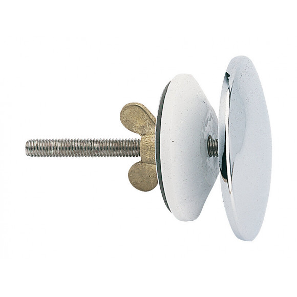 Cache-trou luxe diamètre 46mm avec joint chromé