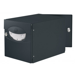 Boîte aux lettres Iguane, coloris gris 7016, 2 portes - DECAYEUX