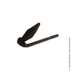 Arrêt de volet à visser Longueur 135mm noir