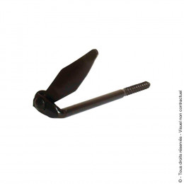 Arrêt de volet à visser Longueur 135mm noir