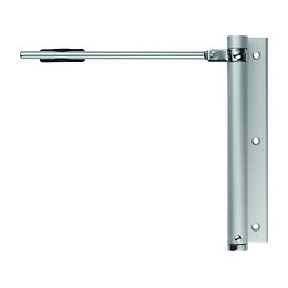 Ferme-porte 20kg max nickelé mat