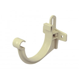 Crochet bandeau gouttière PVC demi-ronde 16 couleur sable