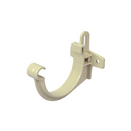 Crochet bandeau gouttière PVC demi-ronde 16 couleur sable