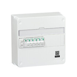 Tableau pré-câblé 1 rangée 13 modules Resi9