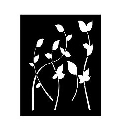 Protection murale primavera noir / blanc 80x100cm 