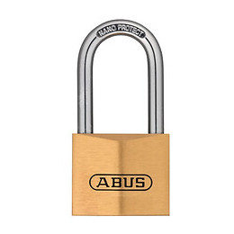 Cadenas à clé Laiton 713-40mm hauteur anse 50mm, 2 clés