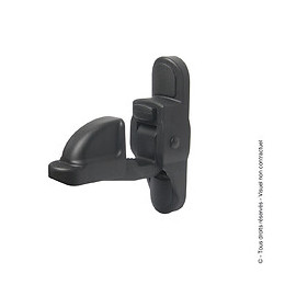 Arrêt de volet à visser composite noir