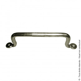 Poignée à patte fil rond Longueur 160mm zingué