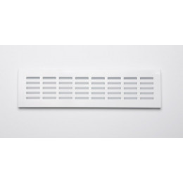 Grille d'aération aluminium mat à encastrer 8x30cm