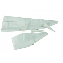 Set de 2 pochoirs à joints et 3 buses