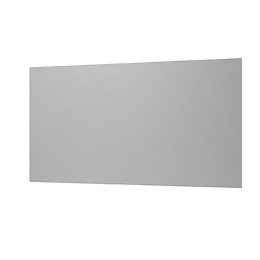 Crédence réversible 3015x600x12mm Noir/Aluminium