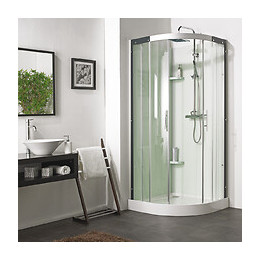 Cabine de douche 1/4 de rond 90 Flotille coulissante thermostatique
