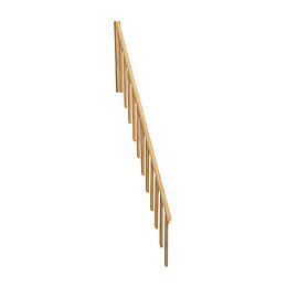 Rampe à balustres rectangles