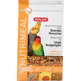 Aliments complets pour grandes perruches ZOLUX Nutrimeal 2,5 kg