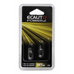 2 lampes automobile W5W 12V