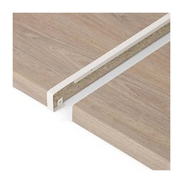 Profilalu jonction droite rayon 3-5 Ep.38xL.670mm blanc