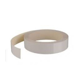 Chant mélaminé thermocollant 23mmx5ml blanc très brillant