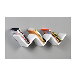 Etagère modèle ''ZIG-ZAG'' blanc 59x12x12cm