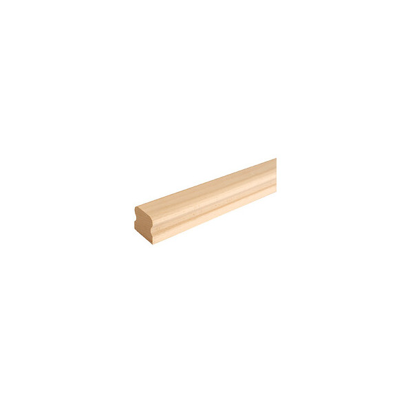 Rampe hêtre 45x45mm - Longueur 3m