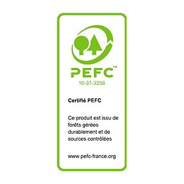 Bloc porte postformé 3 panneaux traverse droite 204x73cm