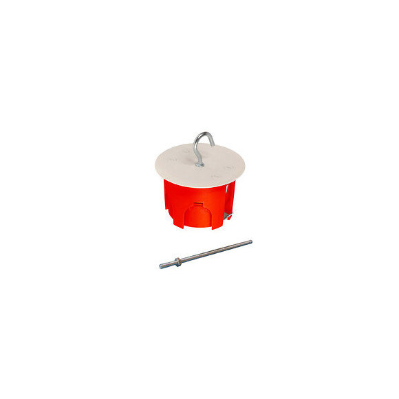 Boite point de centre cloison sèche diamètre 67mm tige filetée