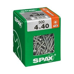 Lot De 500 Vis Acier Tête Fraisée Torx Spax, Diam.4 Mm X L.40 Mm