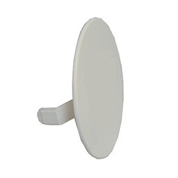 Couvercle à clipser diamètre 80mm blanc