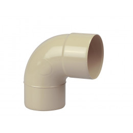 Coude gouttière PVC MF 87°30 DN80 couleur sable
