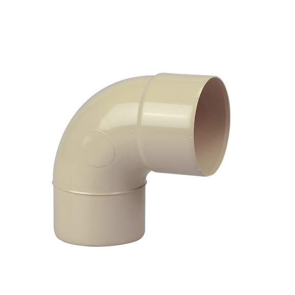Coude gouttière PVC MF 87°30 DN80 couleur sable
