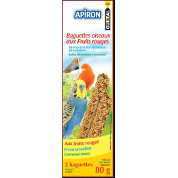 Baguettes aux fruits pour oiseaux X2 APIRON