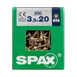 Lot De 300 Vis Acier Tête Fraisée Pozidriv Spax, Diam.3.5 Mm X L.20 Mm