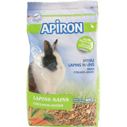 Menu pour lapin nain 800gr APIRON
