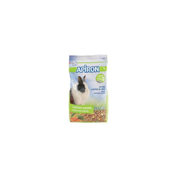 Menu pour lapin nain 800gr APIRON