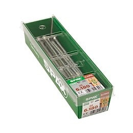 Lot De 20 Vis Acier Tête Fraisée Bombée Torx Spax, Diam.6 Mm X L.180 Mm