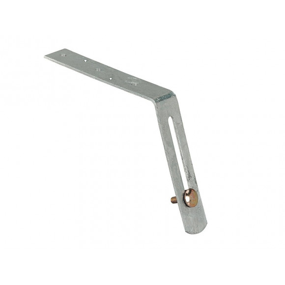 Hampe chantournée galvanisée L.235mm