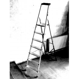 Escabeau bricoleur 7 marches avec porte-outils Escalux