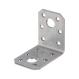 Equerre d'assemblage galvanisée sendzimir 40x60x60mm