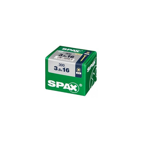 Lot De 300 Vis Acier Tête Fraisée Pozidriv Spax, Diam.3.5 Mm X L.16 Mm