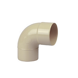 Coude gouttière PVC MF 87°30 DN80 couleur sable