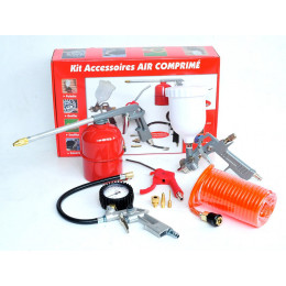 Kit 8 accessoires de raccords rapide