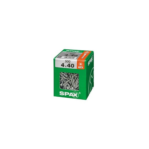 Lot De 500 Vis Acier Tête Fraisée Torx Spax, Diam.4 Mm X L.40 Mm