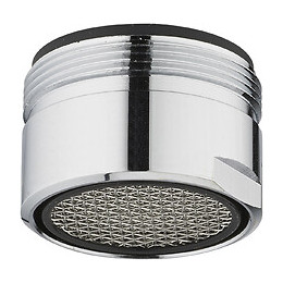 Aérateur mousseur chromé mâle 28x100mm