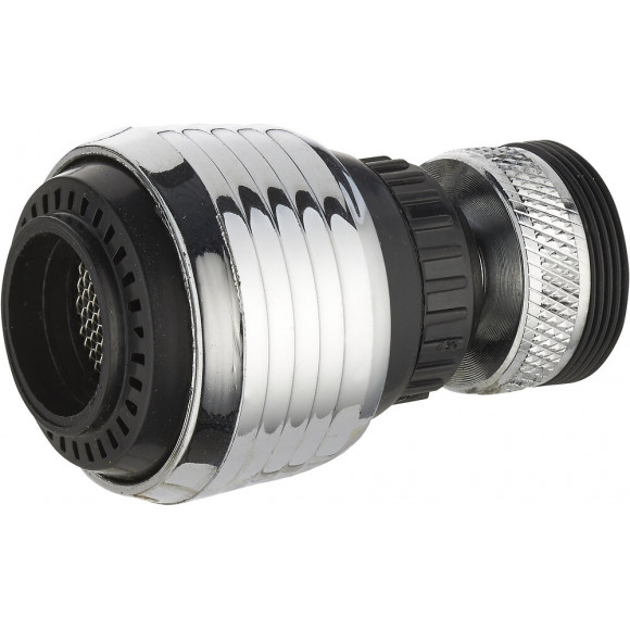 Douchette rotule murale 2 jets 22/24x100mm