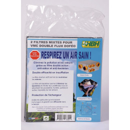 2 filtres mixtes 295x260 mm HBH