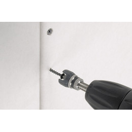 Adaptateur de vissage avec aimant et butée de profondeur