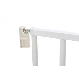 Barrière de sécurité rotative en métal blanche