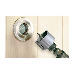 Coffret de 6 trépans D.40 à 86mm avec 2 forets