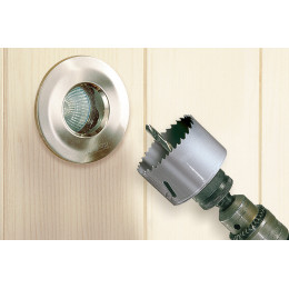 Coffret de 6 trépans D.40 à 86mm avec 2 forets